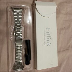 Fitlink Silver Smart Watch Band